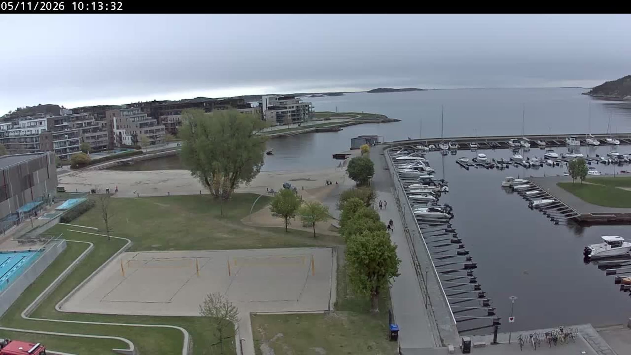 Livekamera Bystranda i Kristiansand
