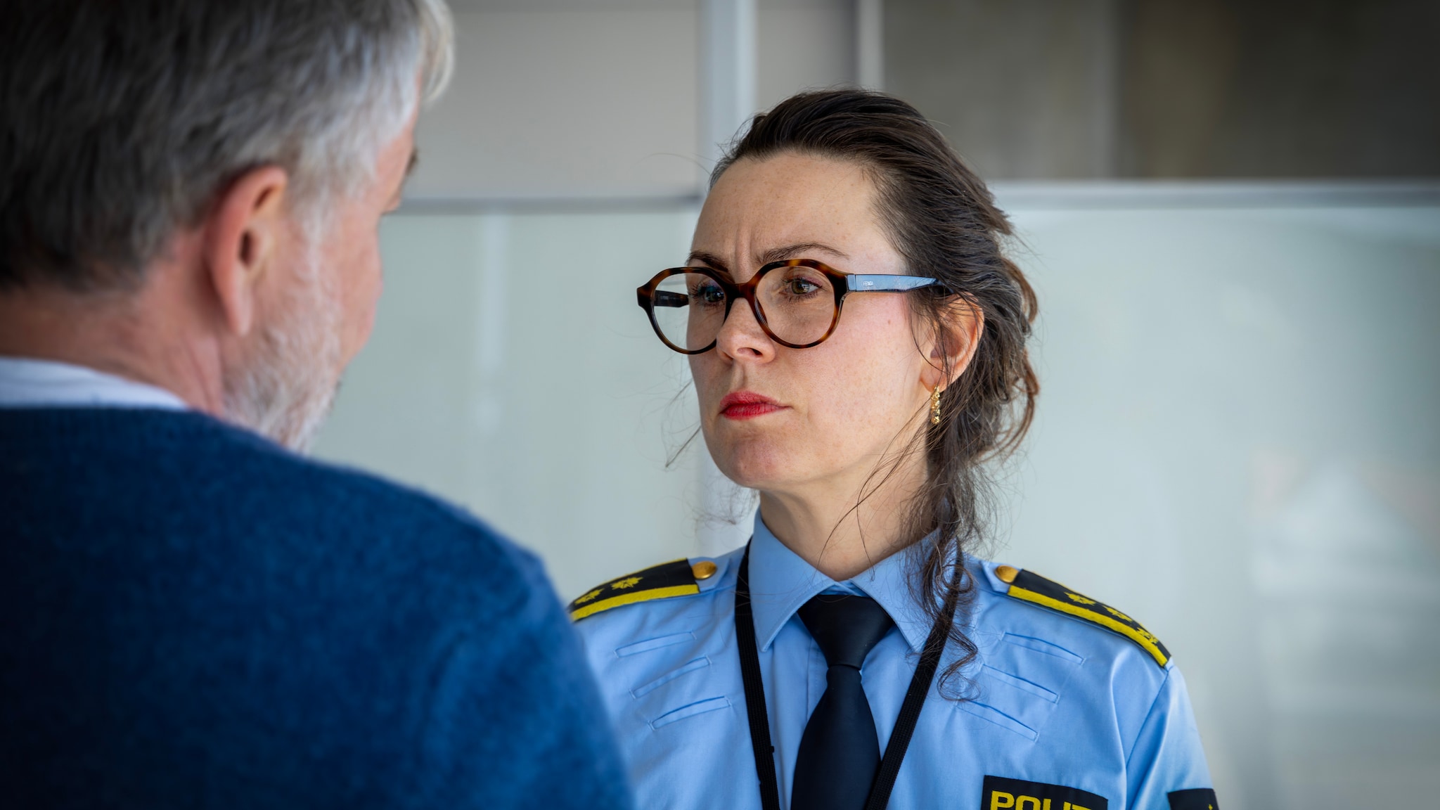 Pressekonferanse i forbindelse med drapene på Vigeland