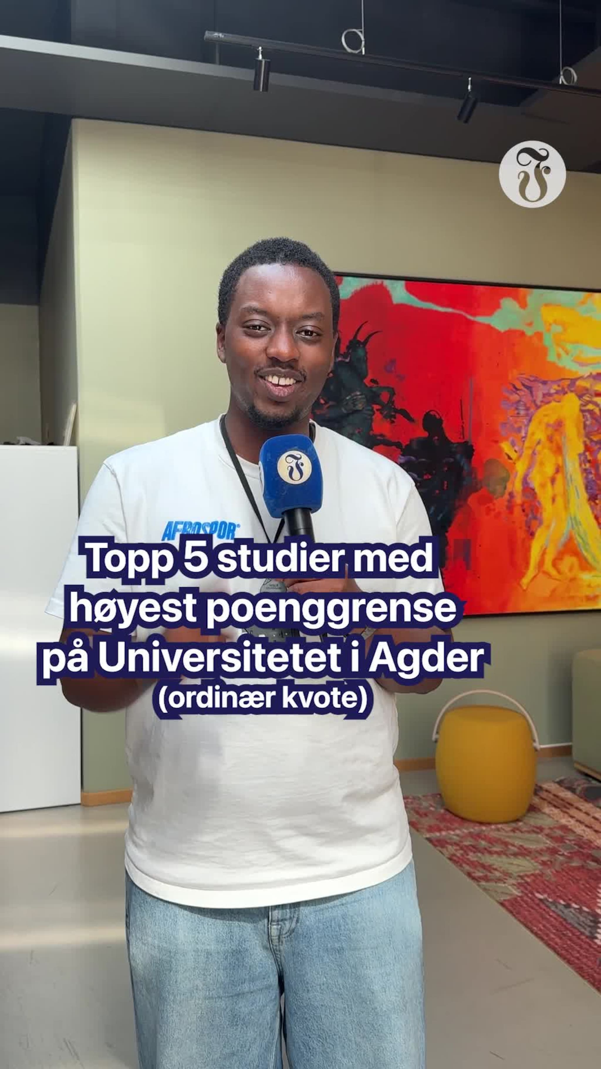 Disse studiene var det vanskeligst å komme inn på