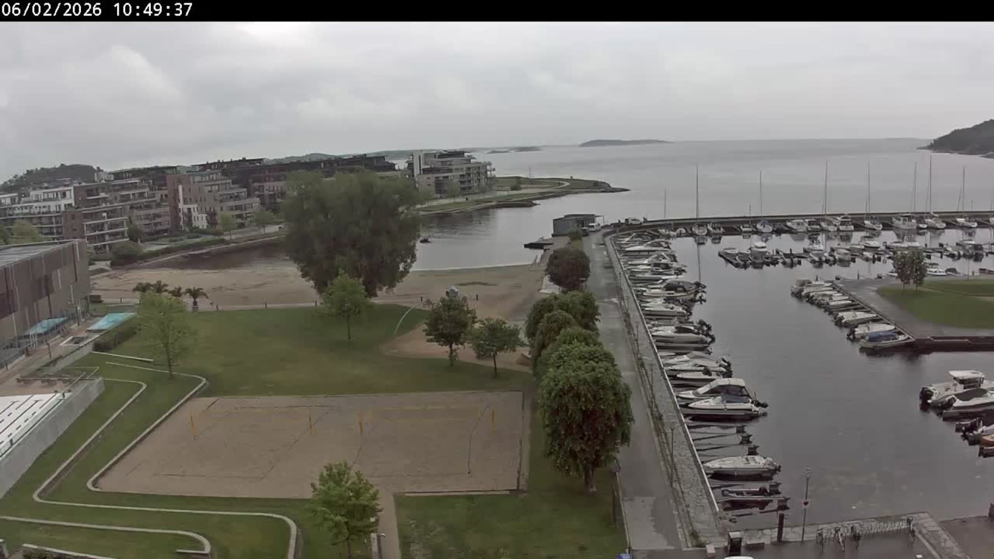 Livekamera Bystranda i Kristiansand