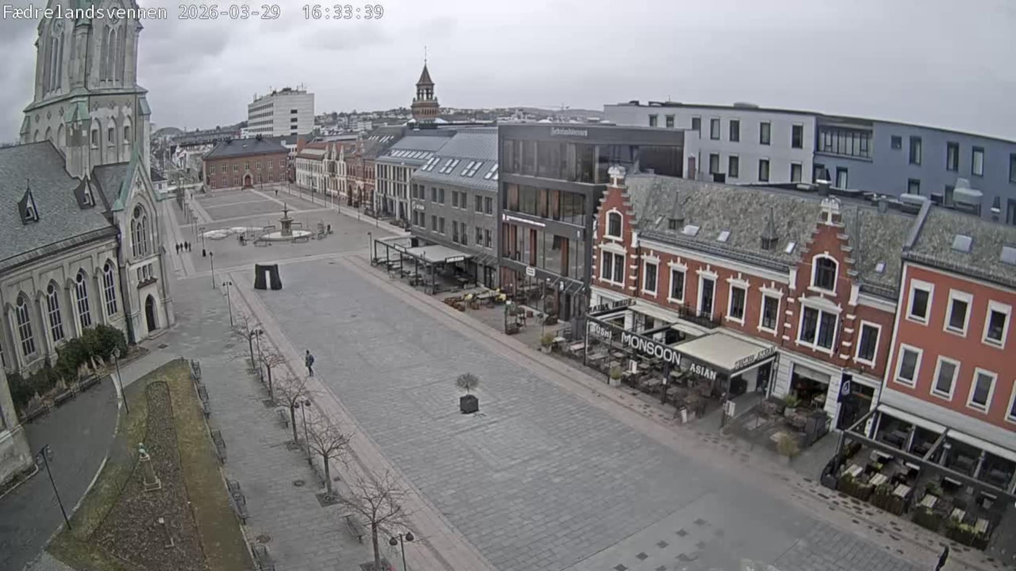 Livekamera Torvet i Kristiansand