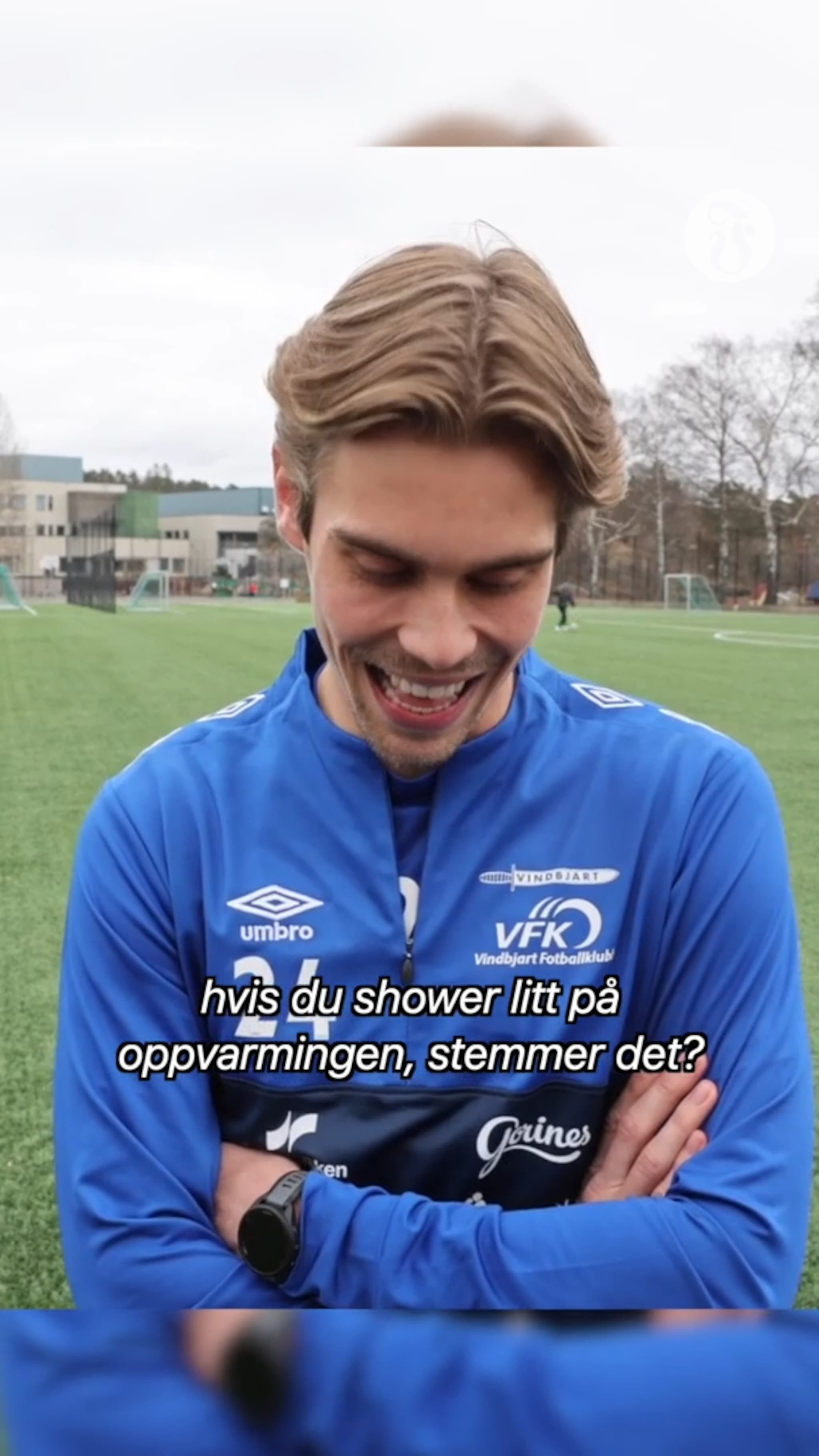 Har et spesielt talent -  får tyn på trening