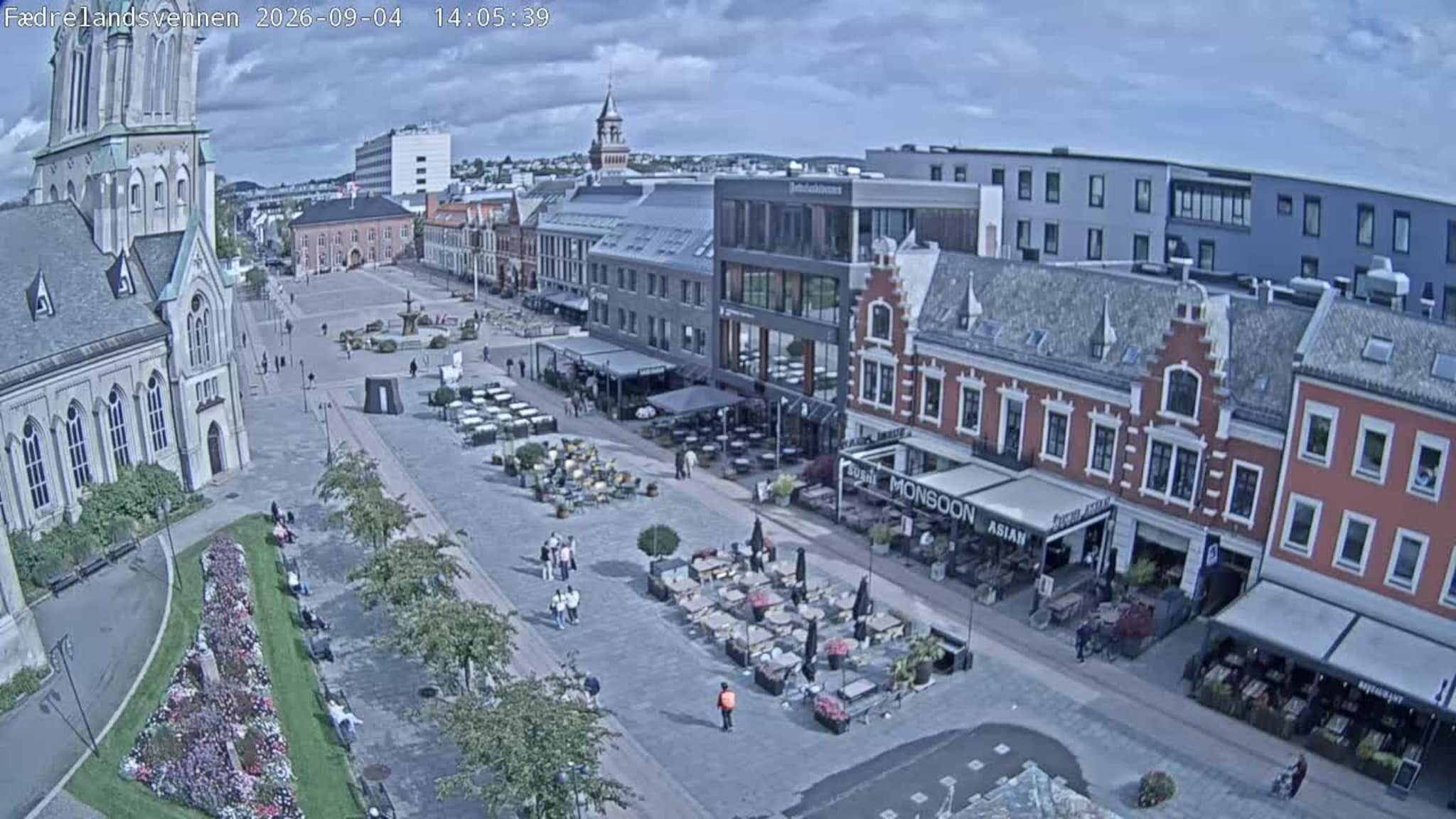 Livekamera Torvet i Kristiansand