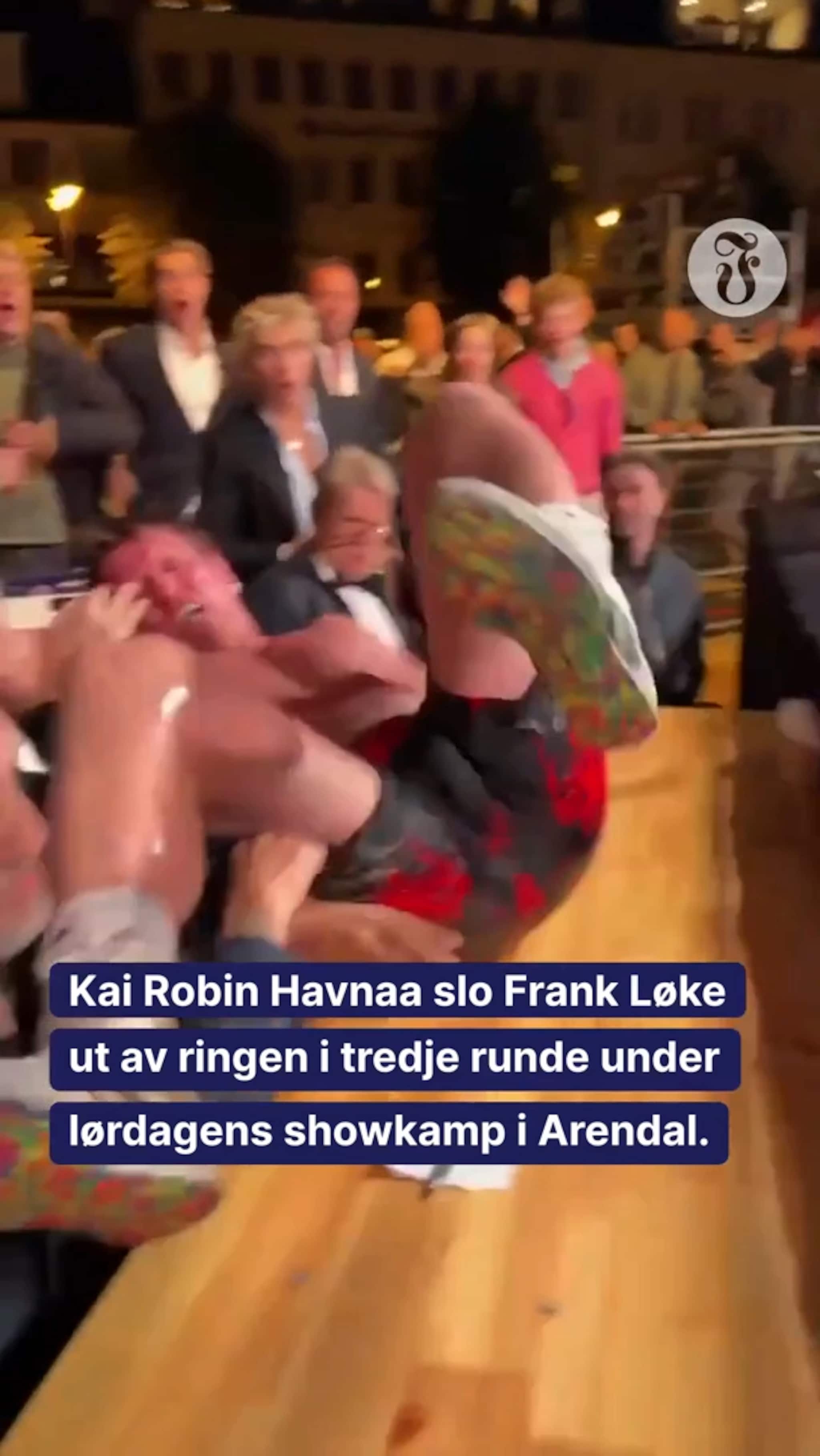 Her slår Havnaa Løke ut av ringen