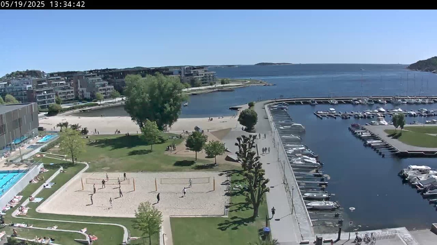 Livekamera Bystranda i Kristiansand