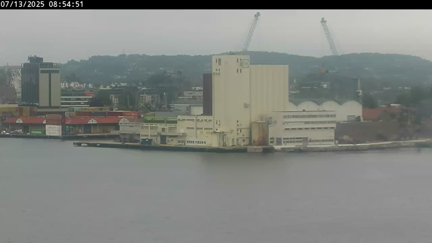 Livekamera over Kristiansand havn