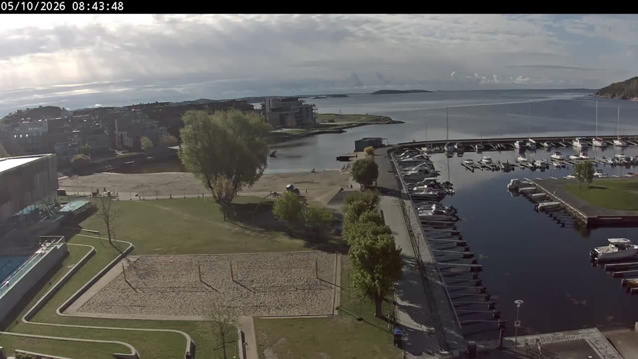 Livekamera Bystranda i Kristiansand