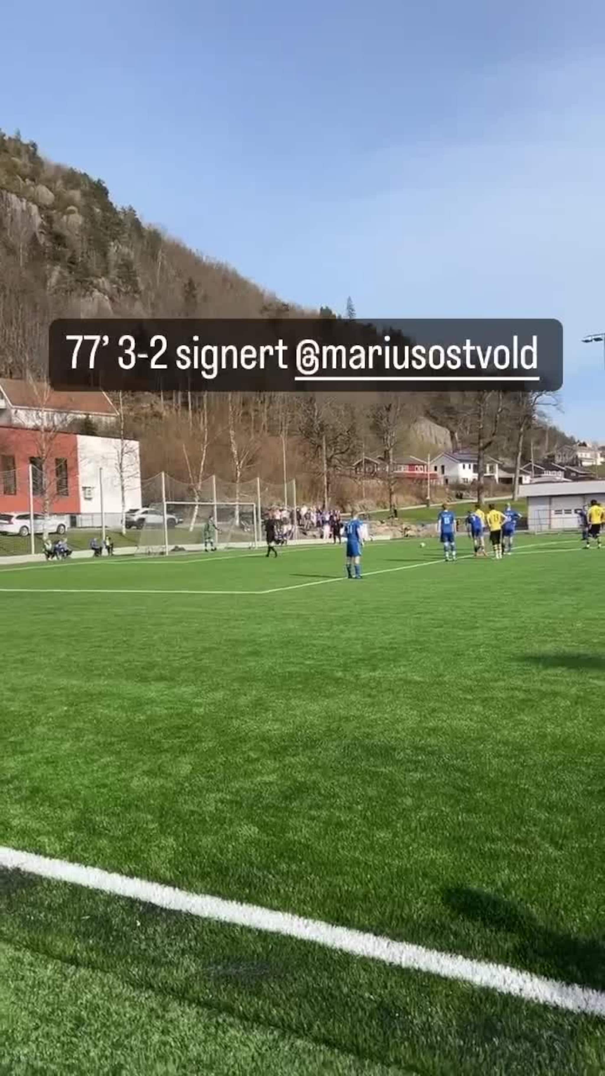 Marius Østvold scorer for Tigerberget