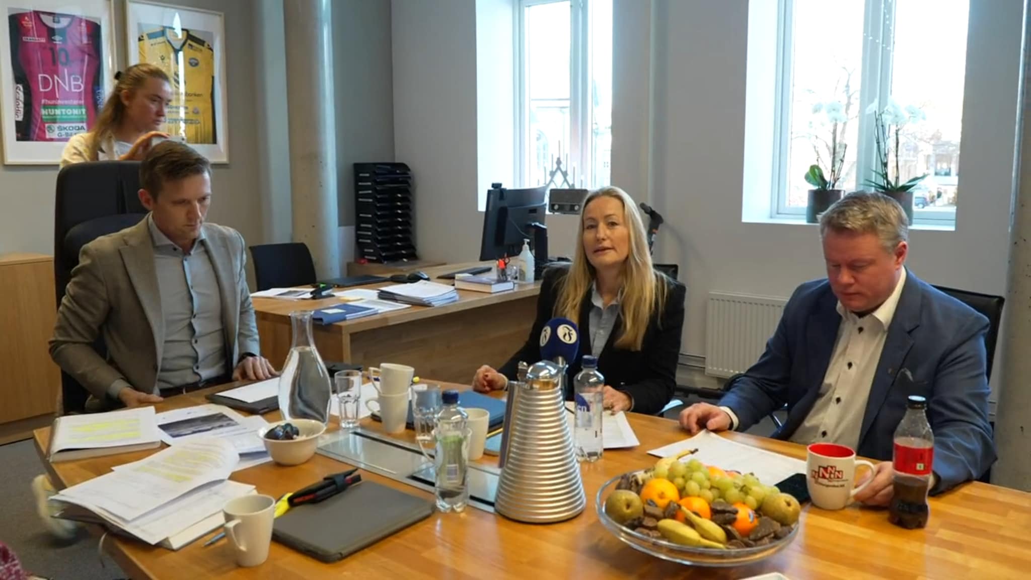 Politisk ledelse legger fram budsjettforslaget