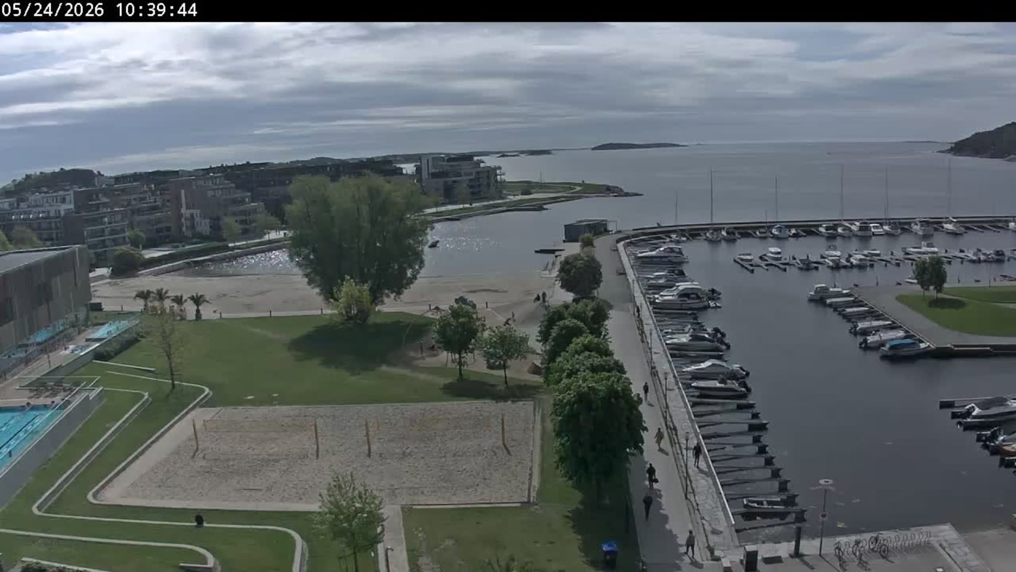 Livekamera Bystranda i Kristiansand