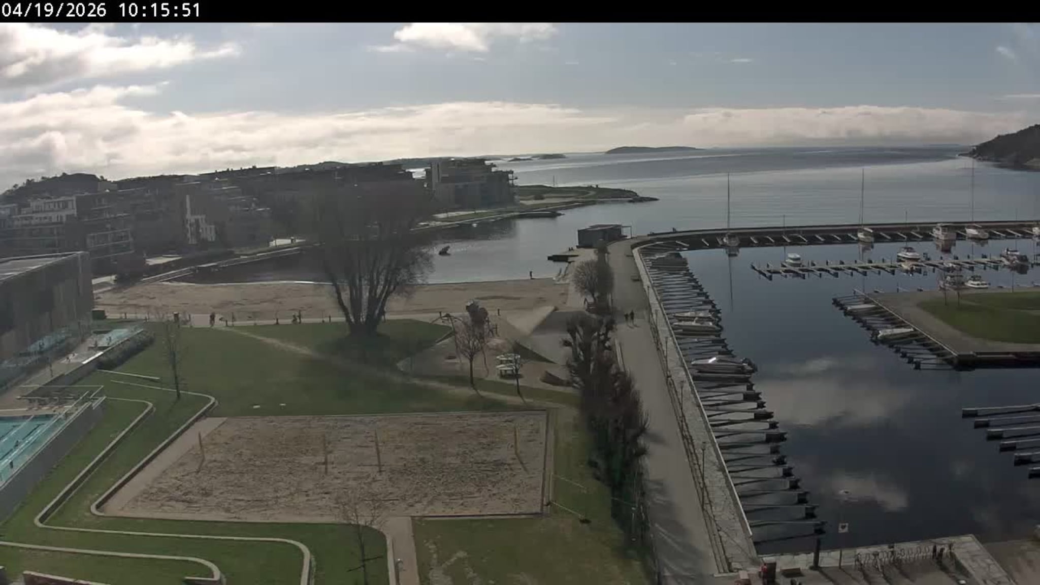 Livekamera Bystranda i Kristiansand