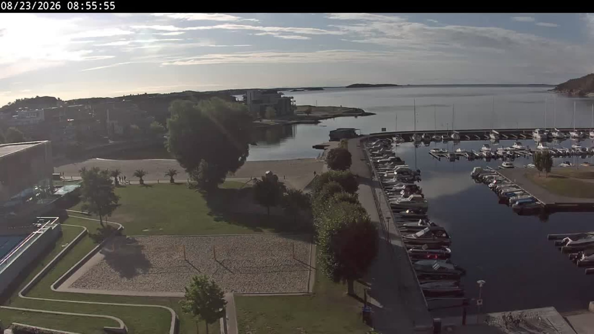 Livekamera Bystranda i Kristiansand