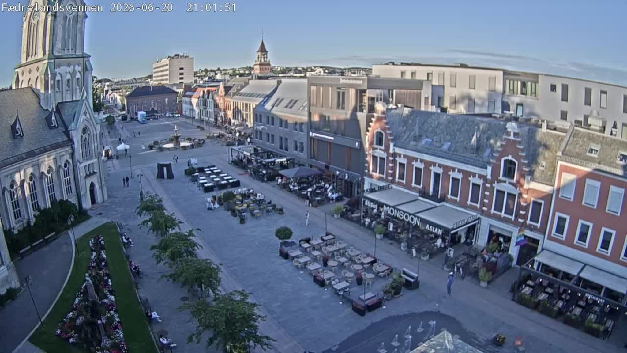 Livekamera Torvet i Kristiansand