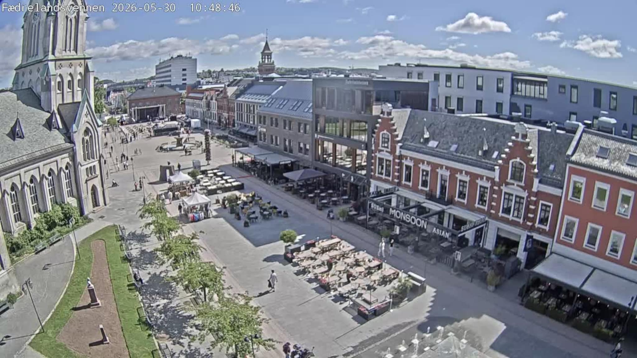 Livekamera Torvet i Kristiansand