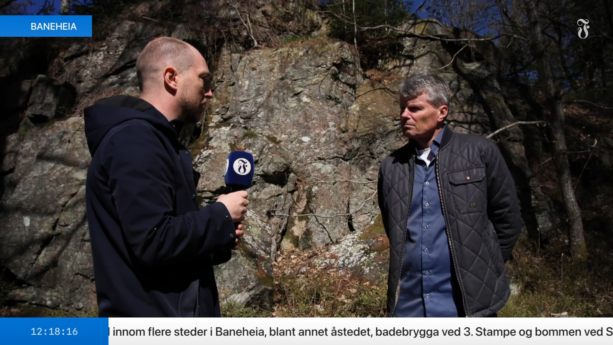 Sending: Retten på befaring i Baneheia - pausen