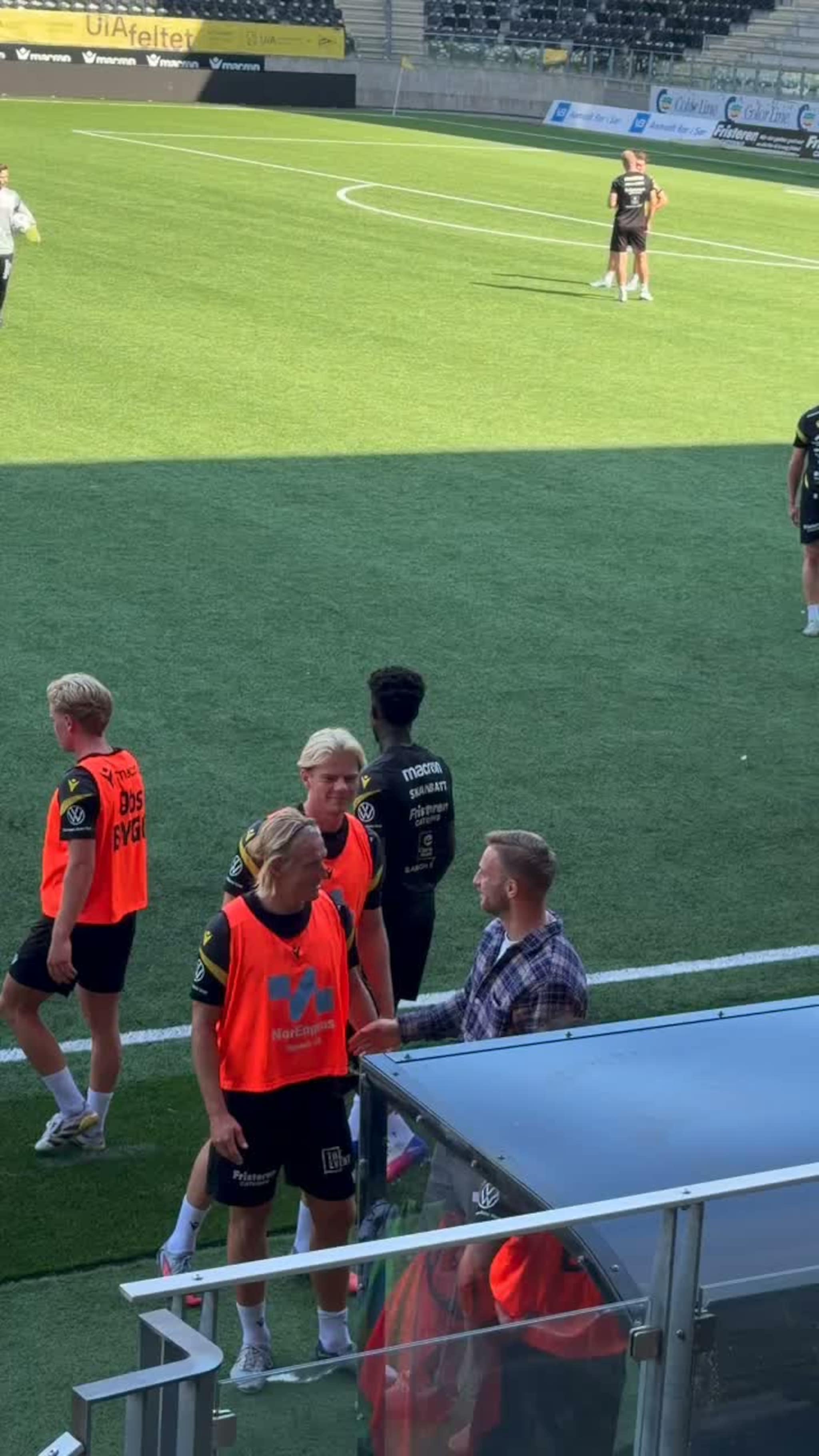 Jacob Pryts Larsen på Start-trening tirsdag