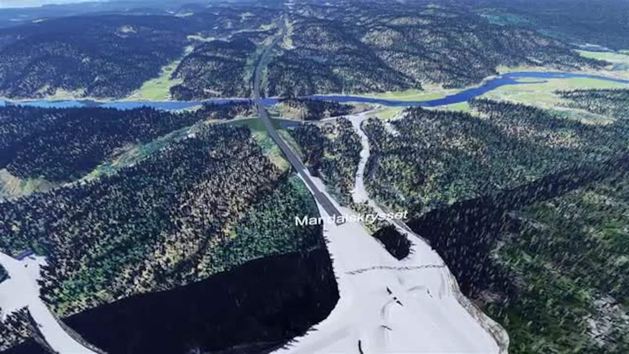 E39 Mandal - Blørstad