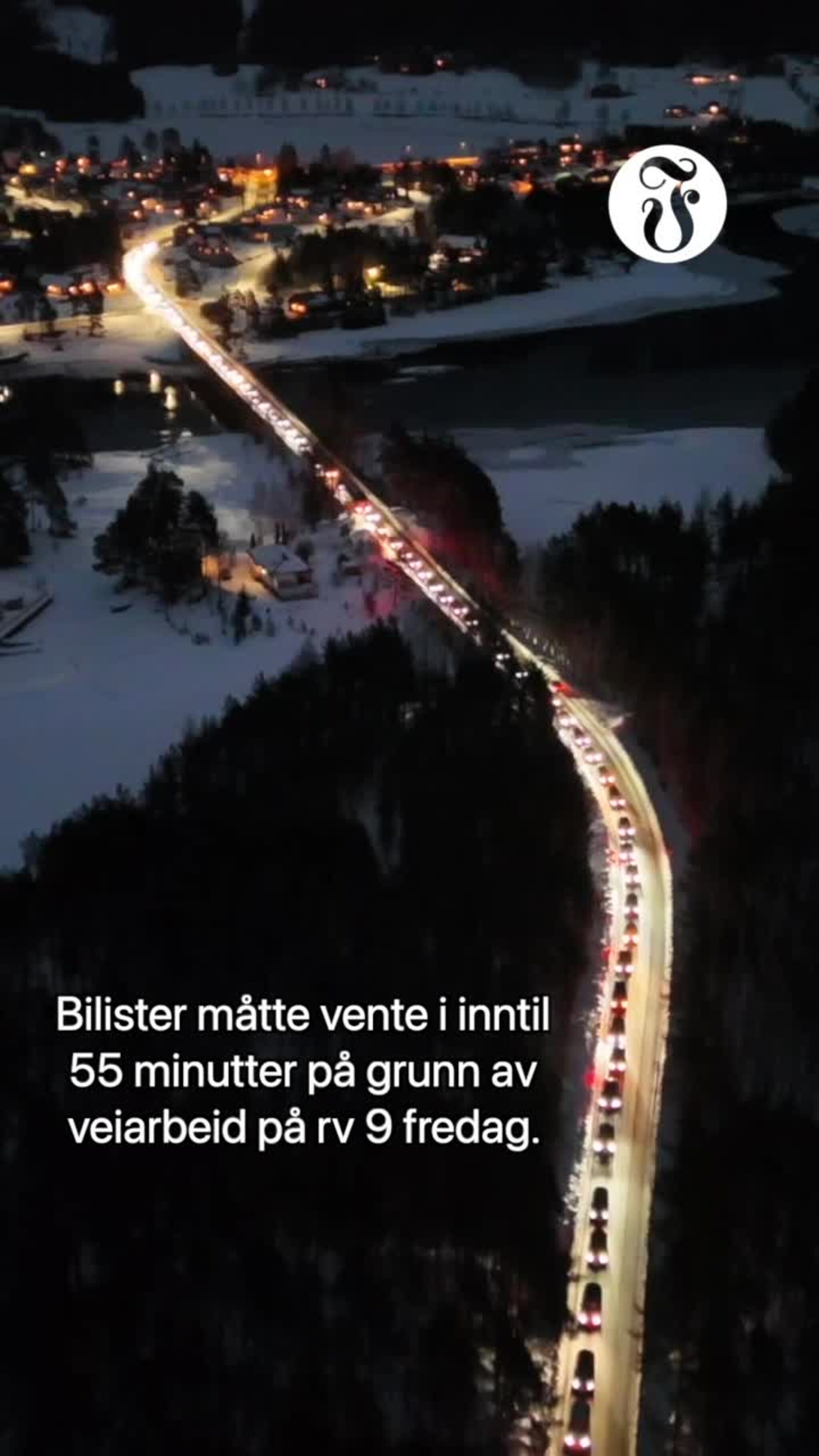 Kø ved Byglandsfjord