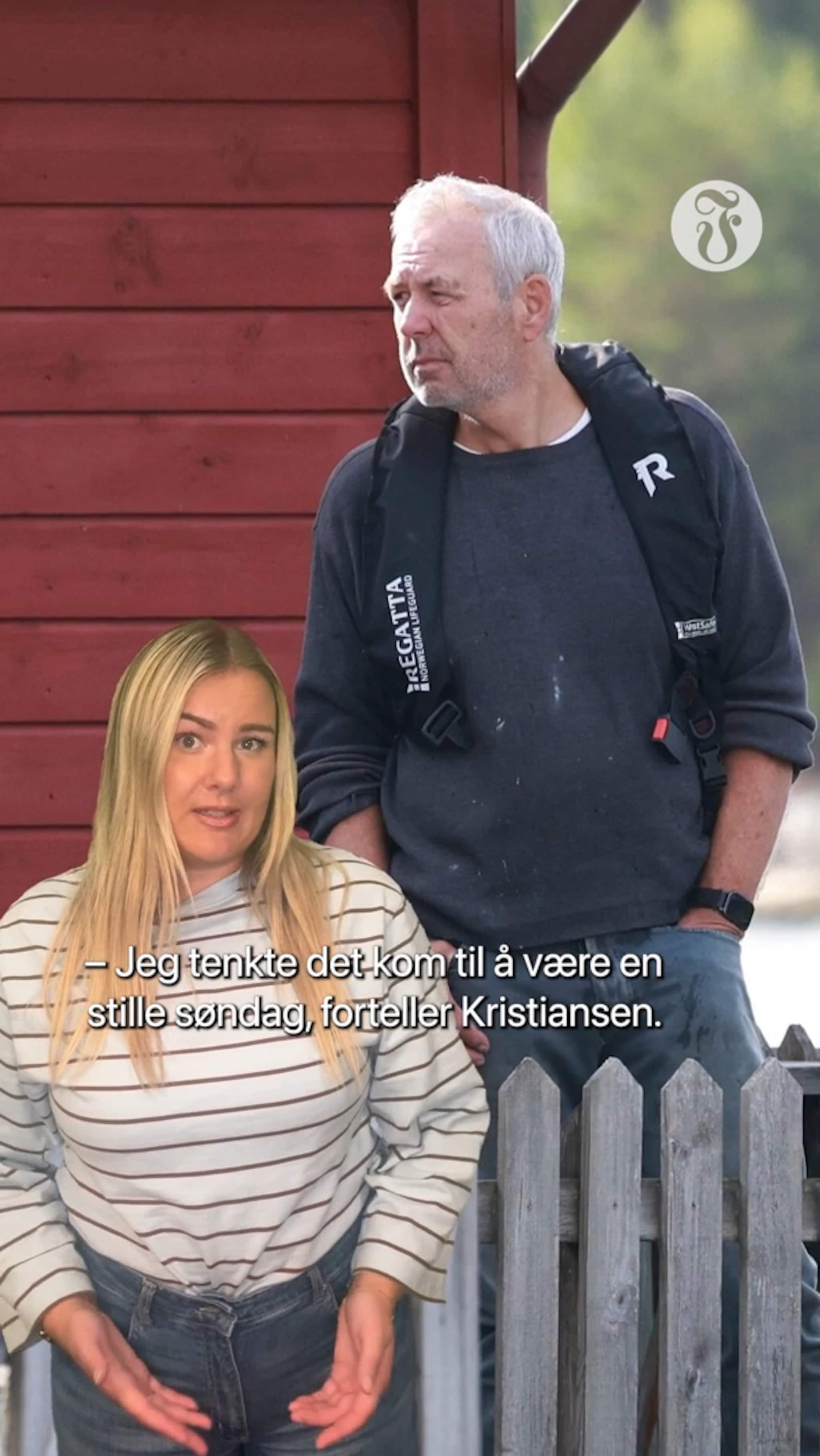 Fra fisketur til å være midt i innbruddsdrama