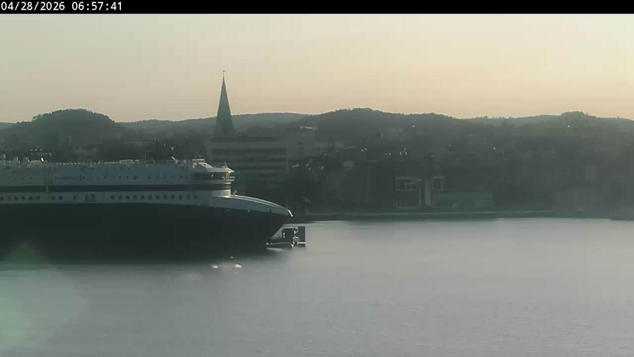 Livekamera over Kristiansand havn