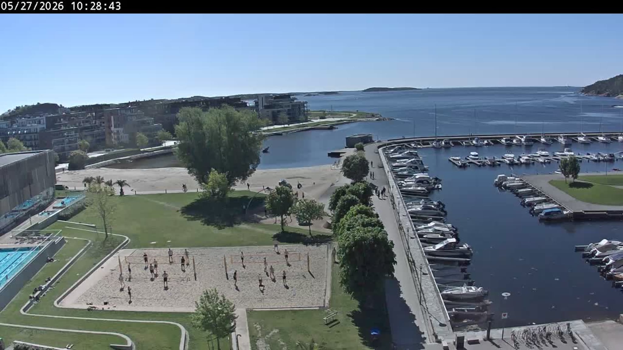Livekamera Bystranda i Kristiansand