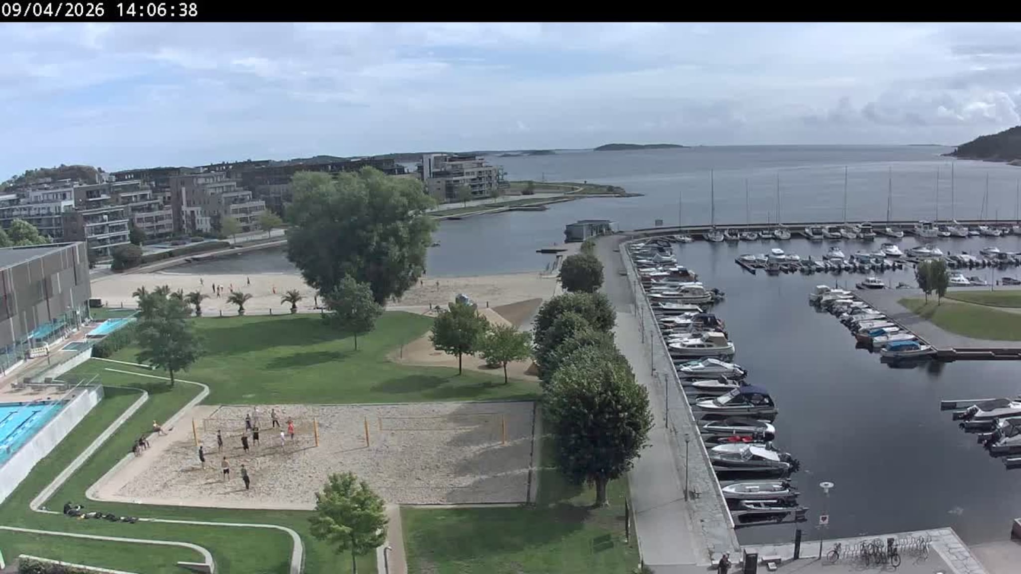 Livekamera Bystranda i Kristiansand