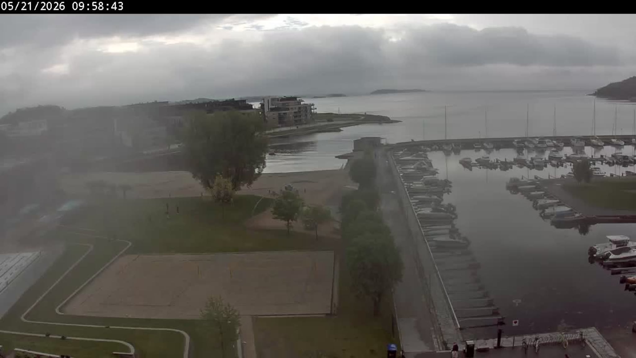 Livekamera Bystranda i Kristiansand
