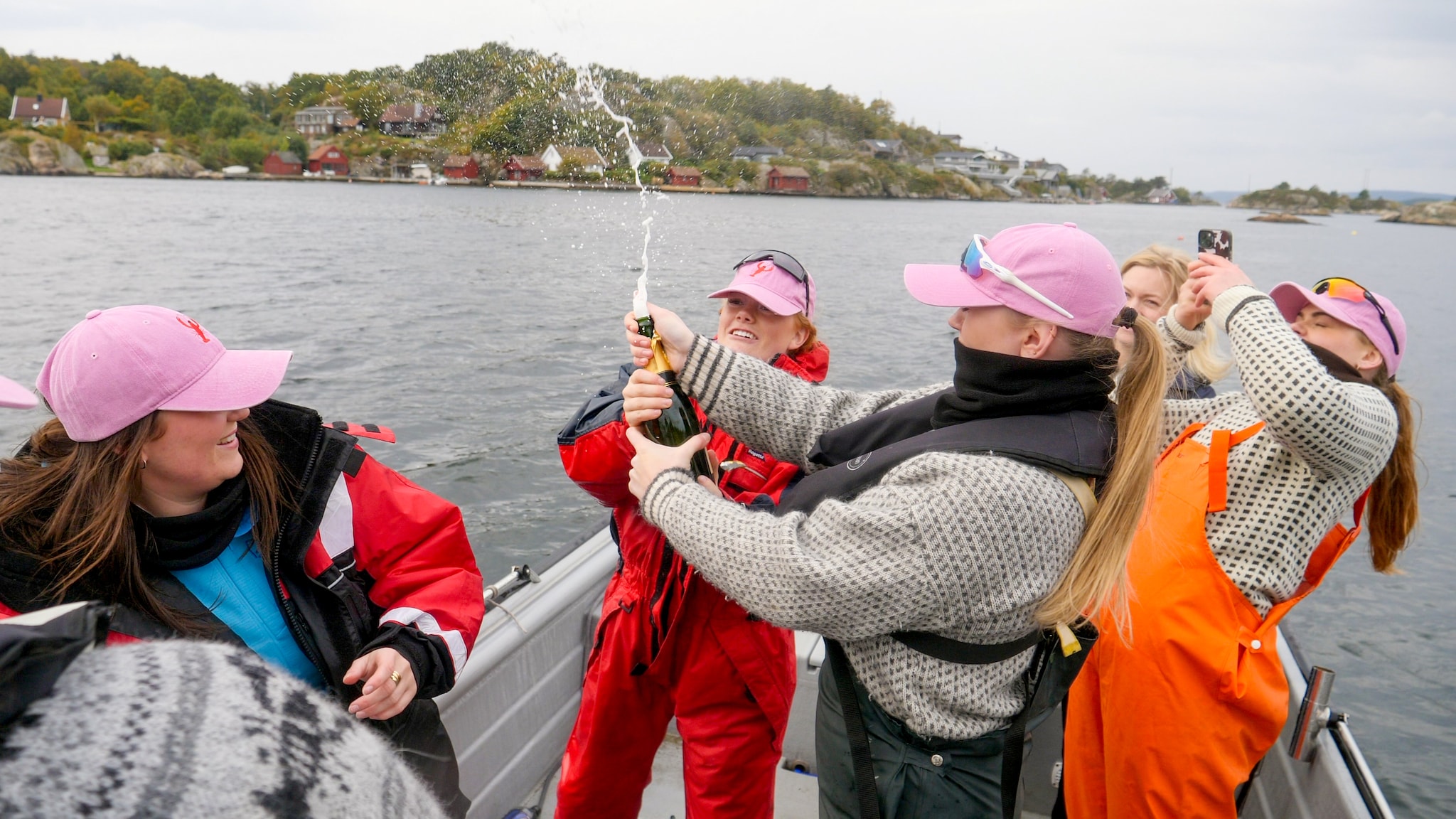 Her får de hummer på første trekket