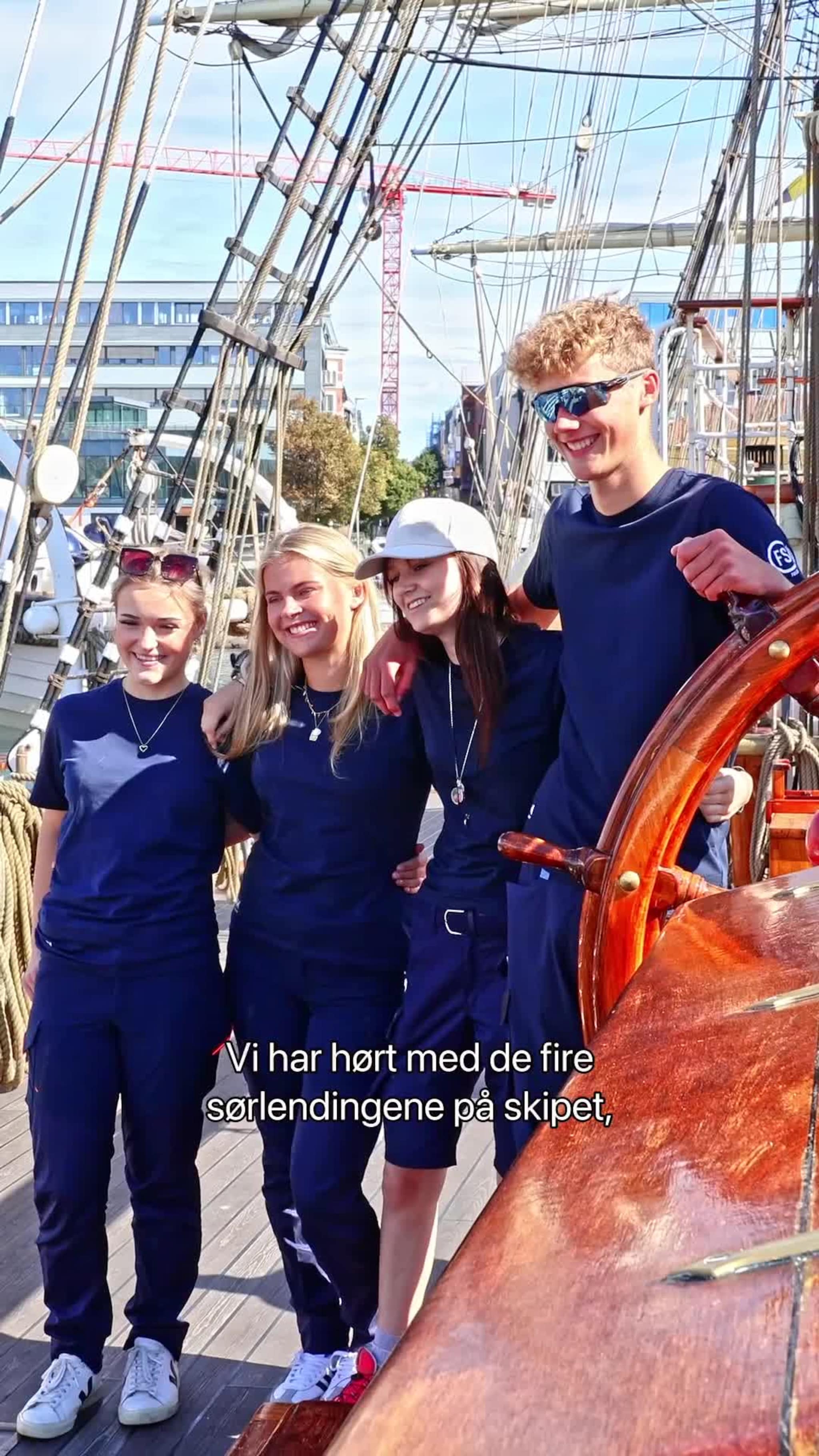 - Håper ikke jeg blir sjøsyk