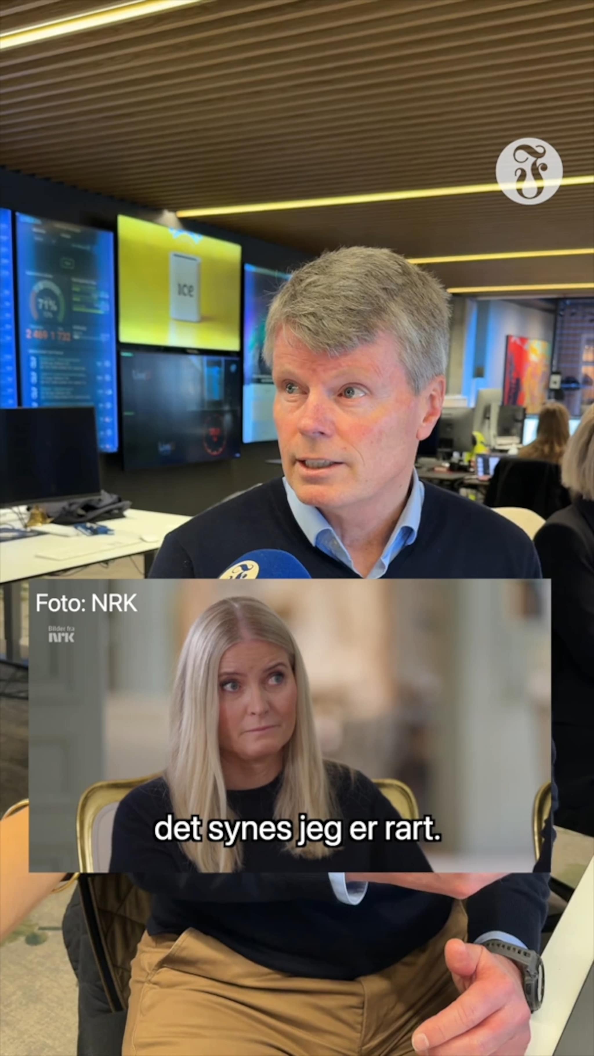 - Rart at hun ikke har bedre svar