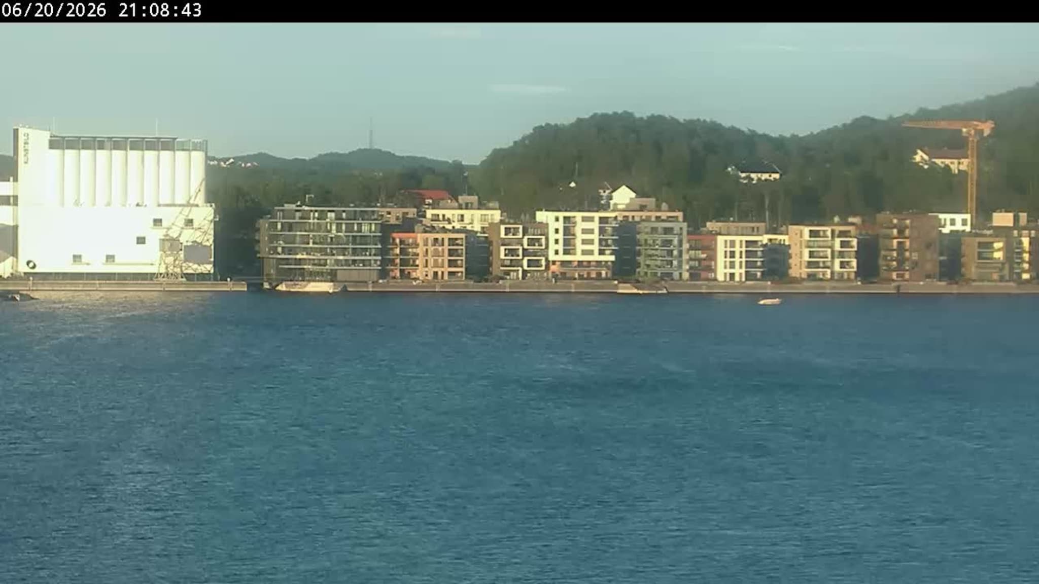 Livekamera over Kristiansand havn