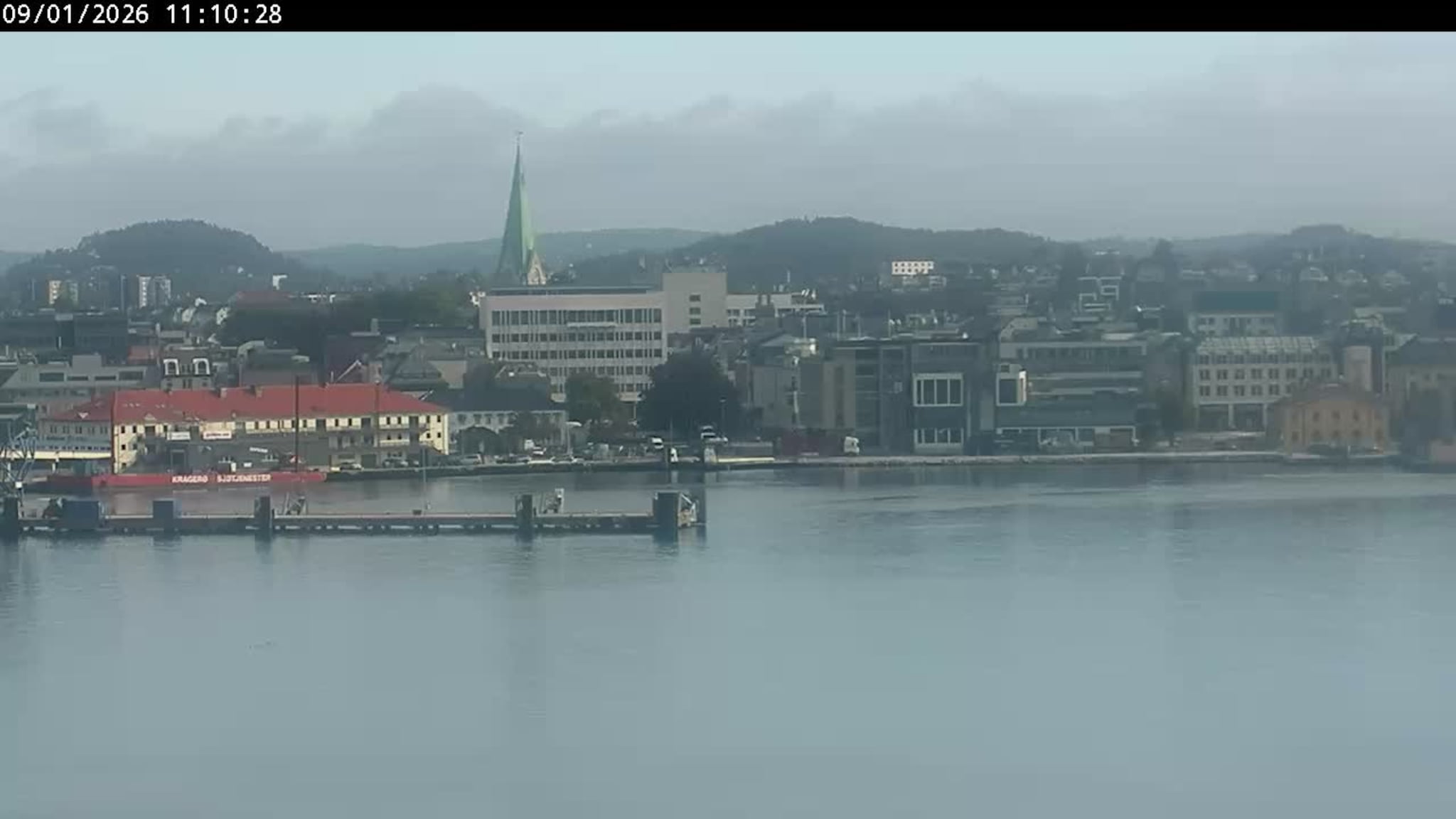 Livekamera over Kristiansand havn