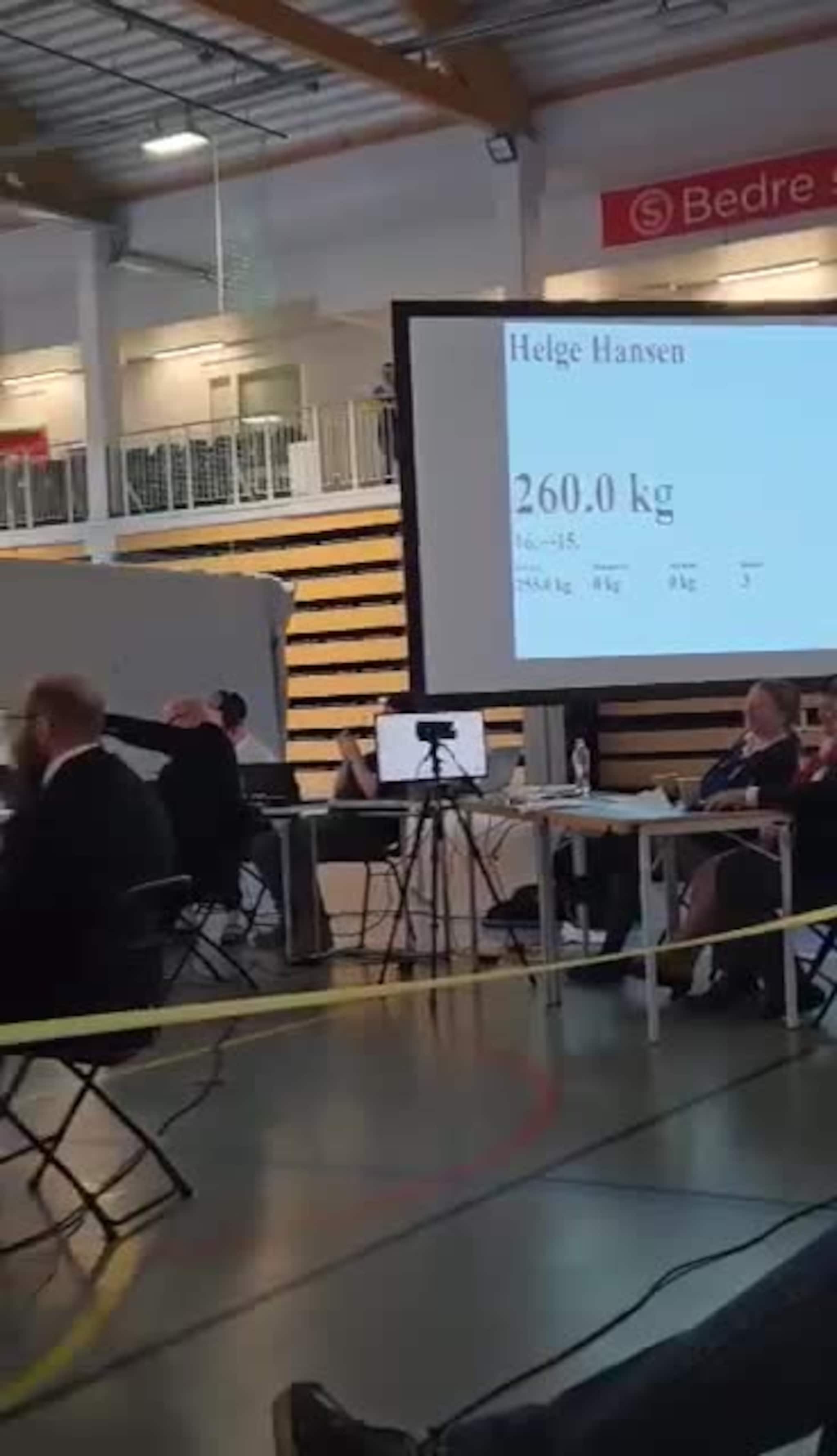 Helge Hansen i veteran-NM i styrkeløft 2