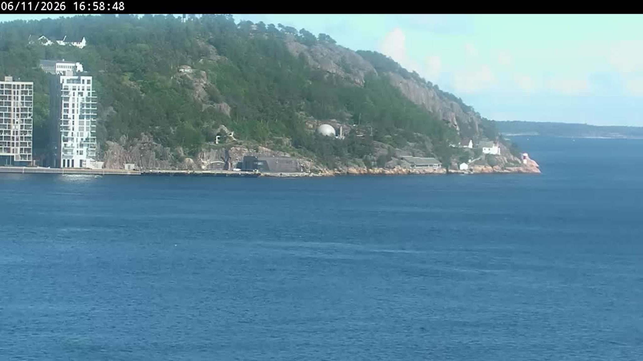 Livekamera over Kristiansand havn