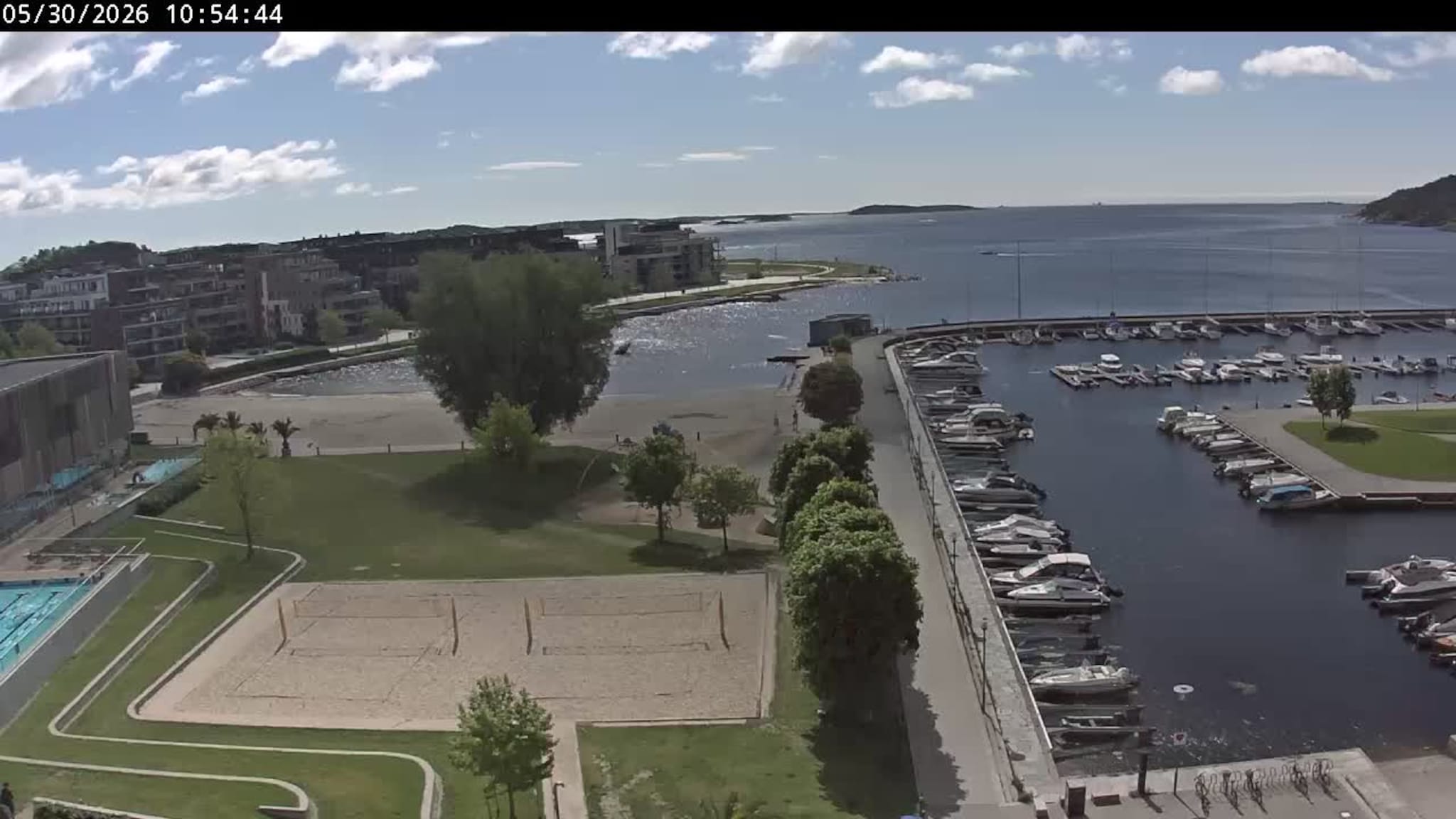 Livekamera Bystranda i Kristiansand