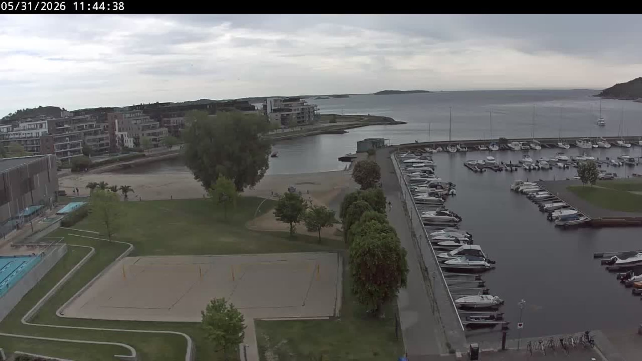 Livekamera Bystranda i Kristiansand
