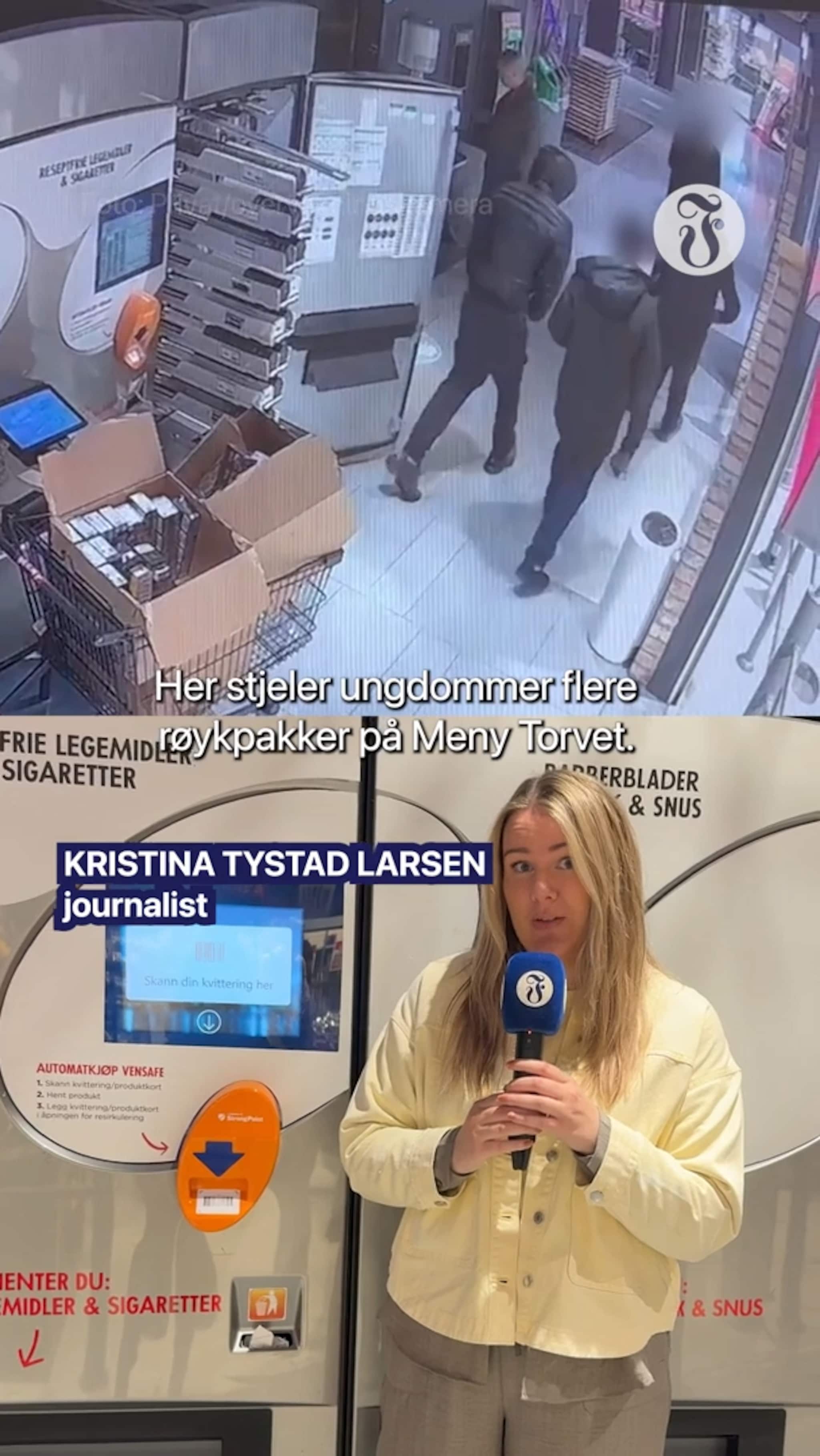 Ungdoms­gjeng stakk av etter frekt tyveri