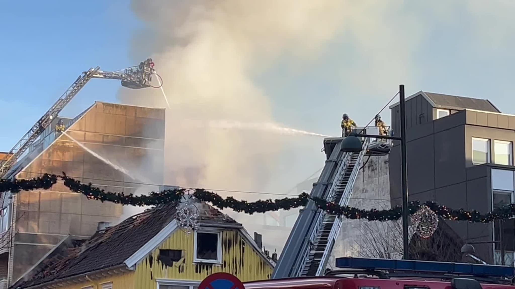 Prøver å få kontroll i bakgård