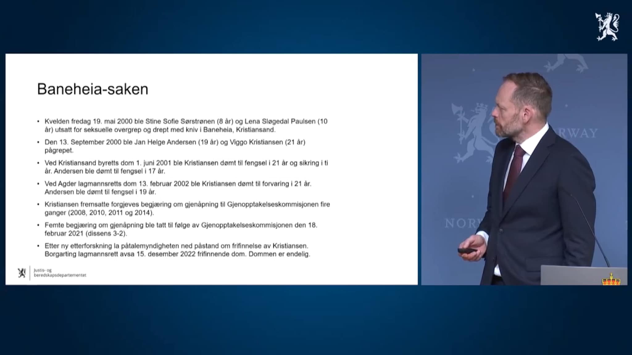 Baneheia delutredning 2