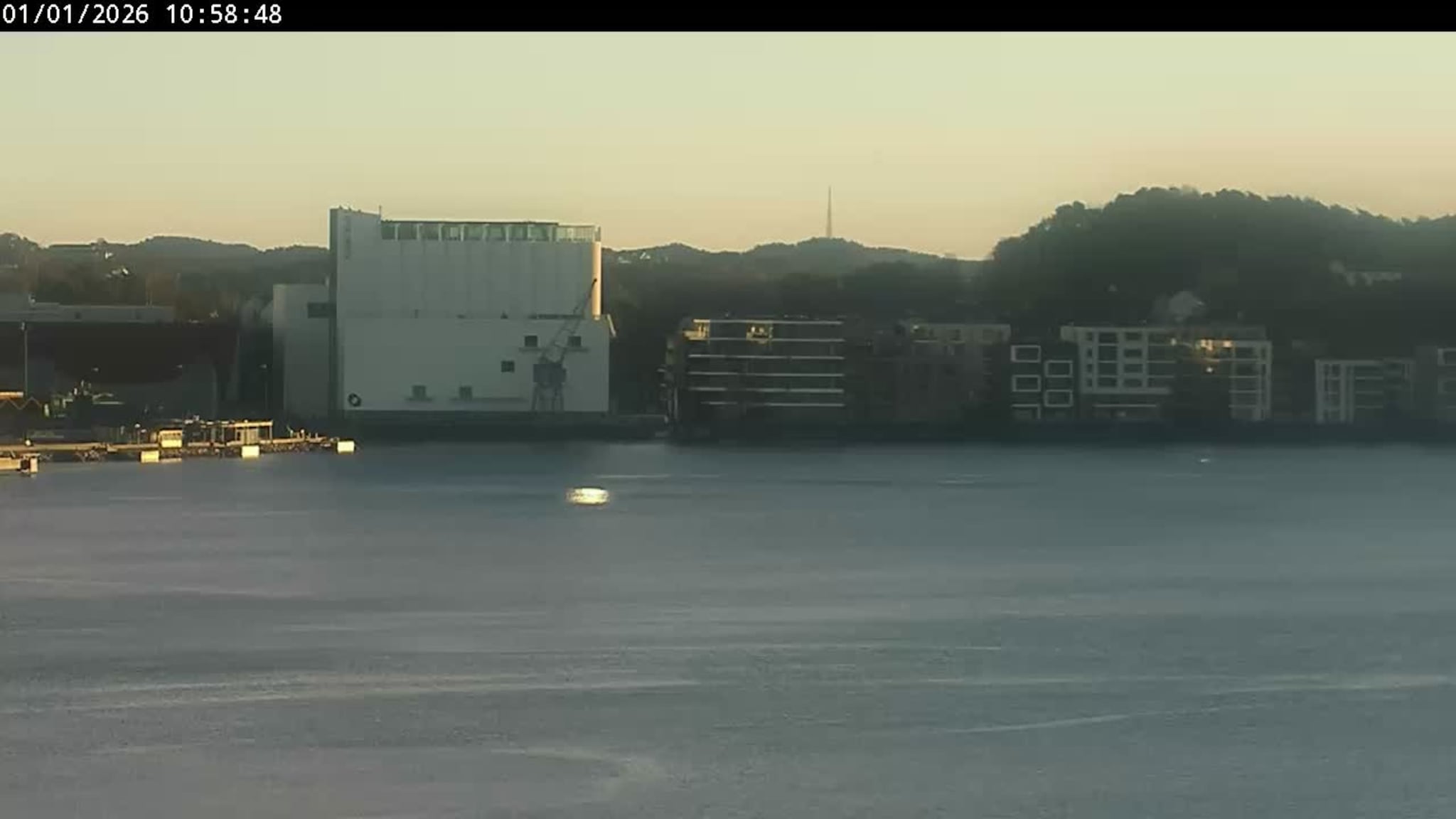 Livekamera over Kristiansand havn