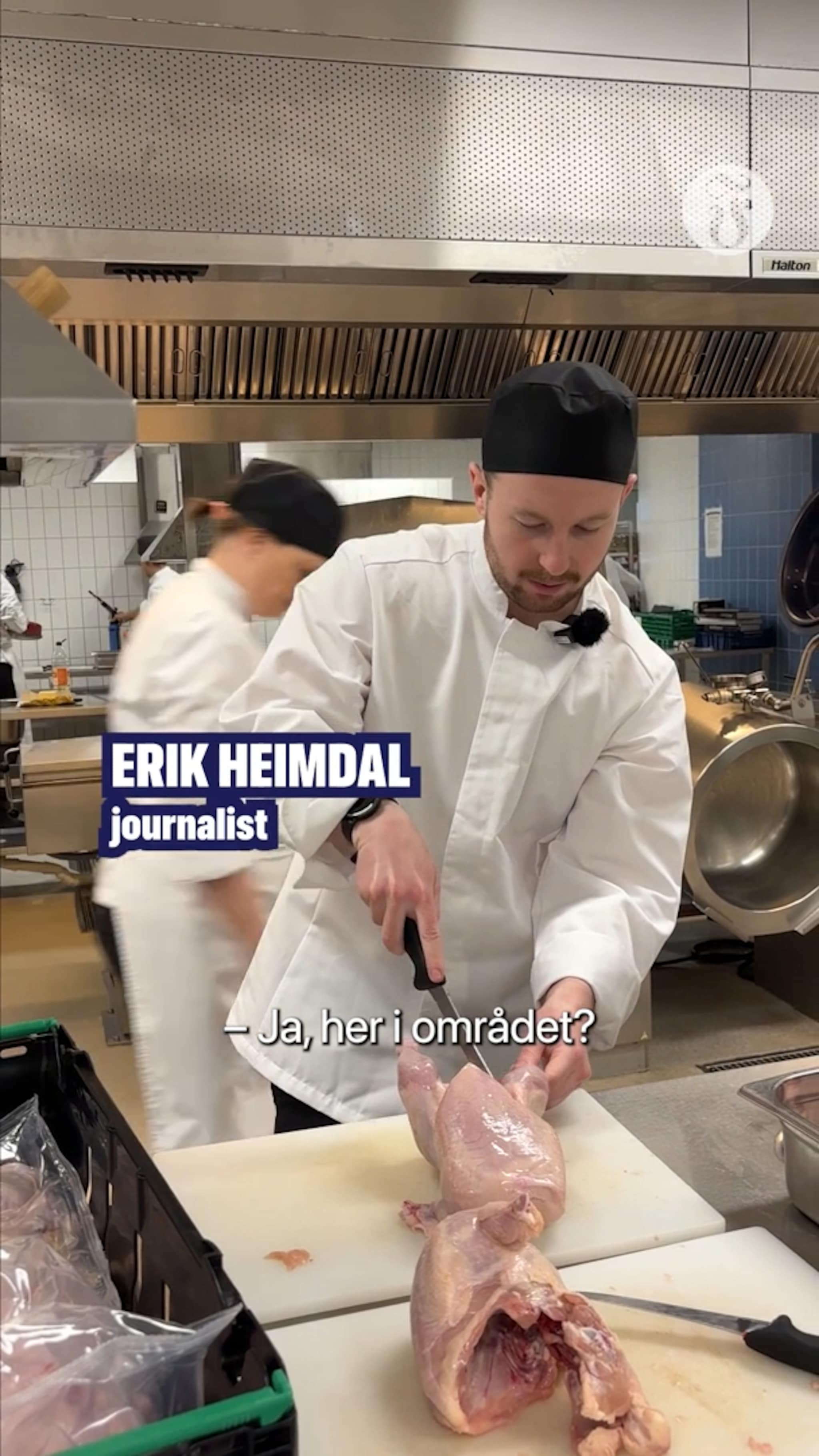 Prøver seg som kokk: - Følte litt mestring etter hvert