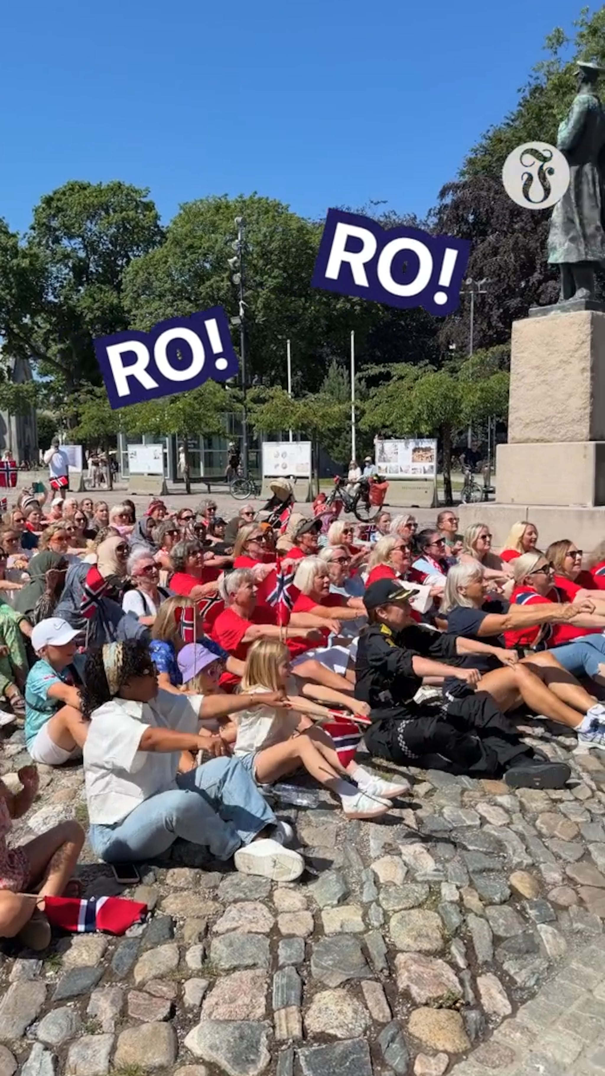 Arrangerte støtteaksjon mot rasisme