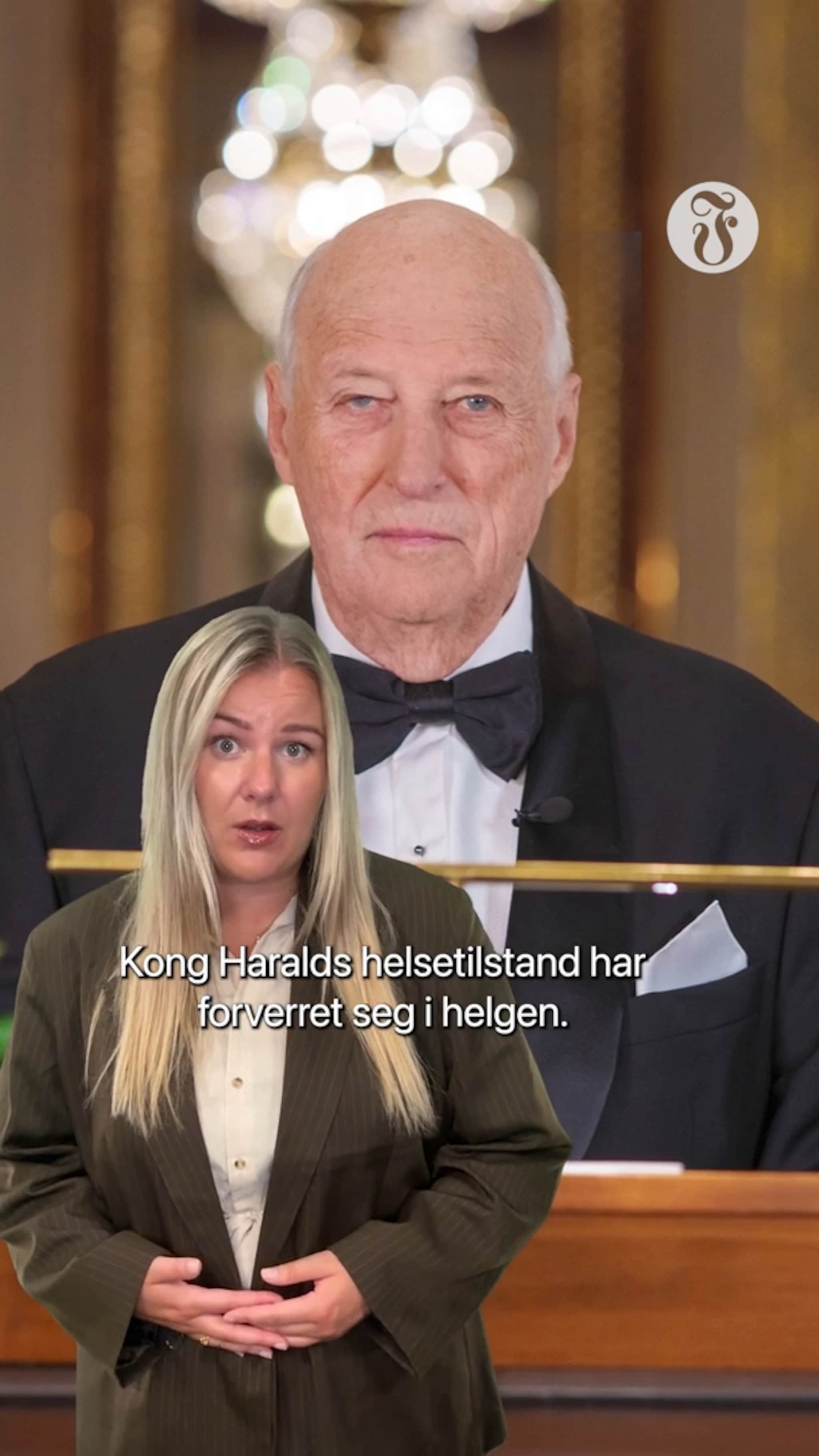 Kongens helse forverres