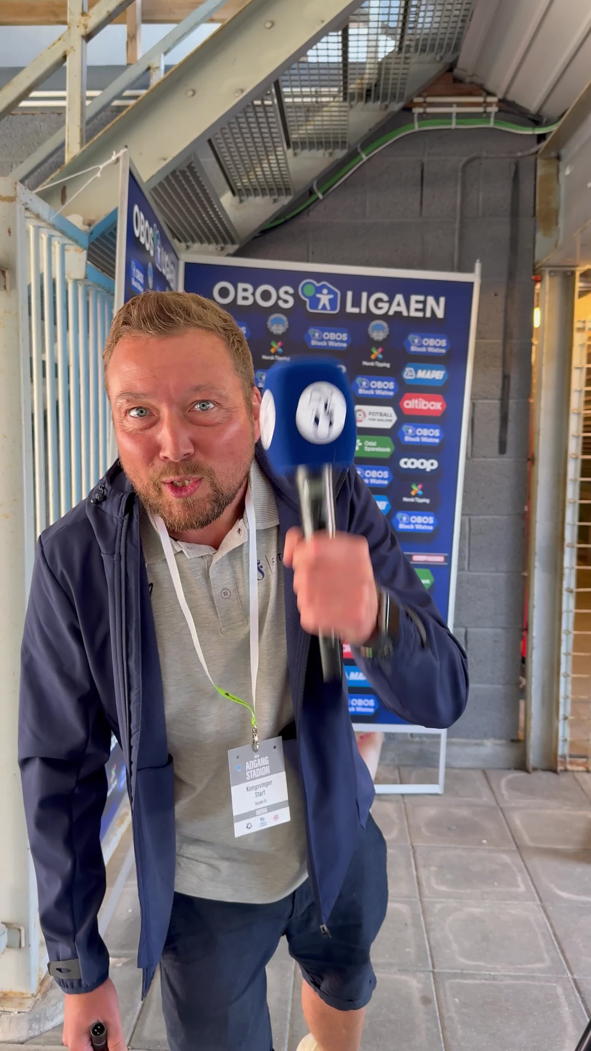 Vi er på plass på Gjemselund stadion!