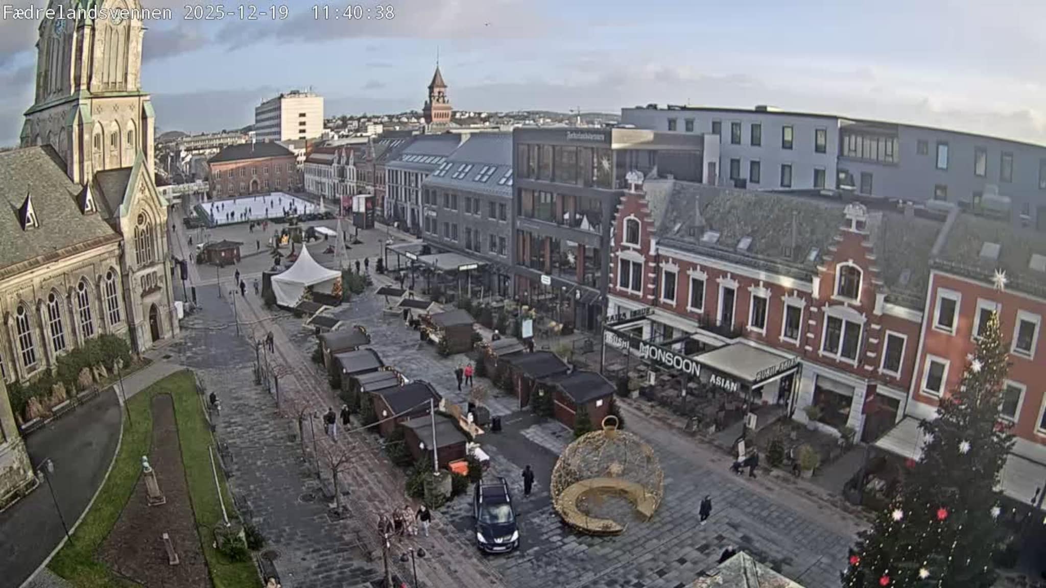 Livekamera Torvet i Kristiansand