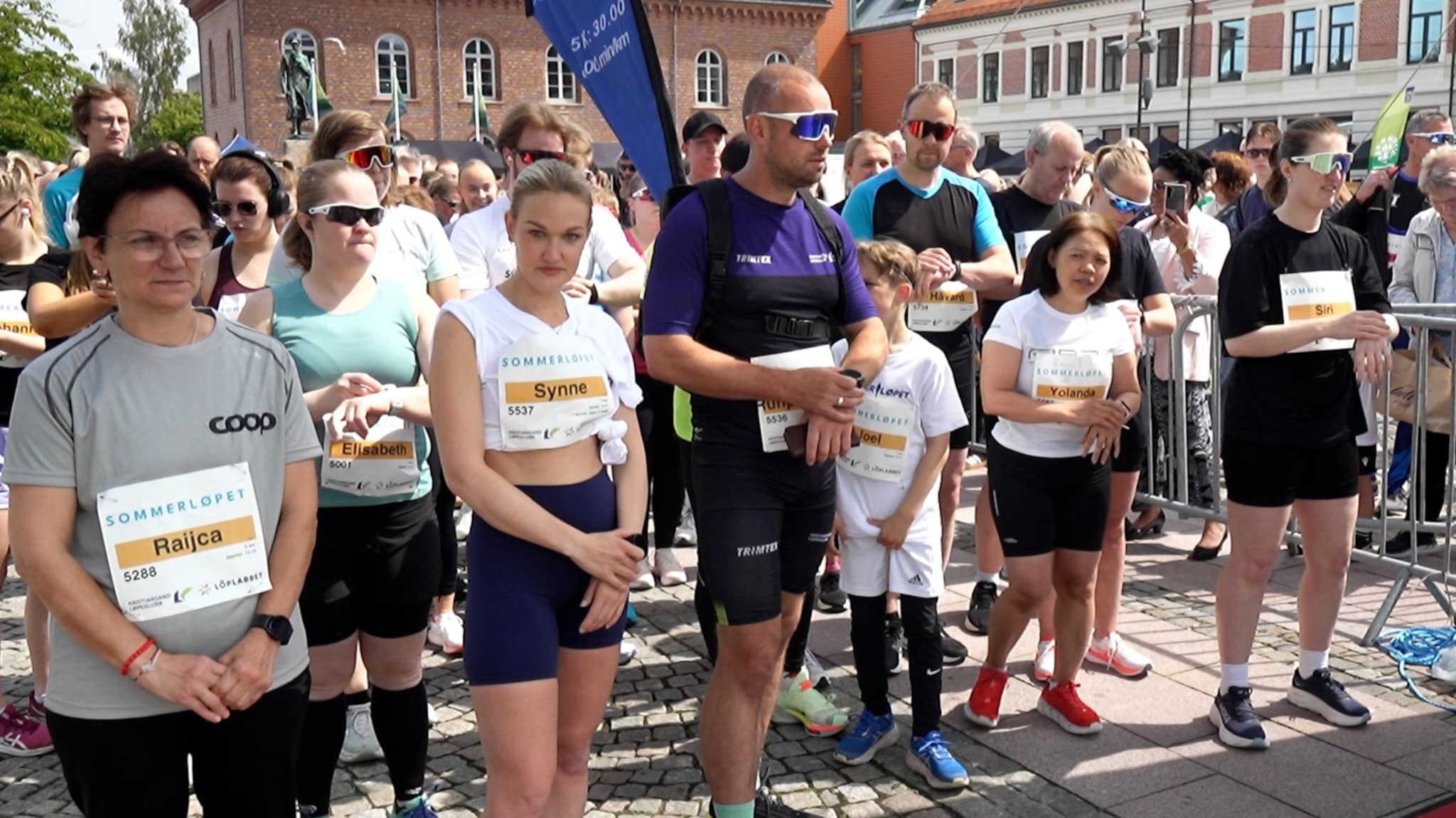Sommerløpet 2025. Her går starten på  5, 3, 21 og 10 km