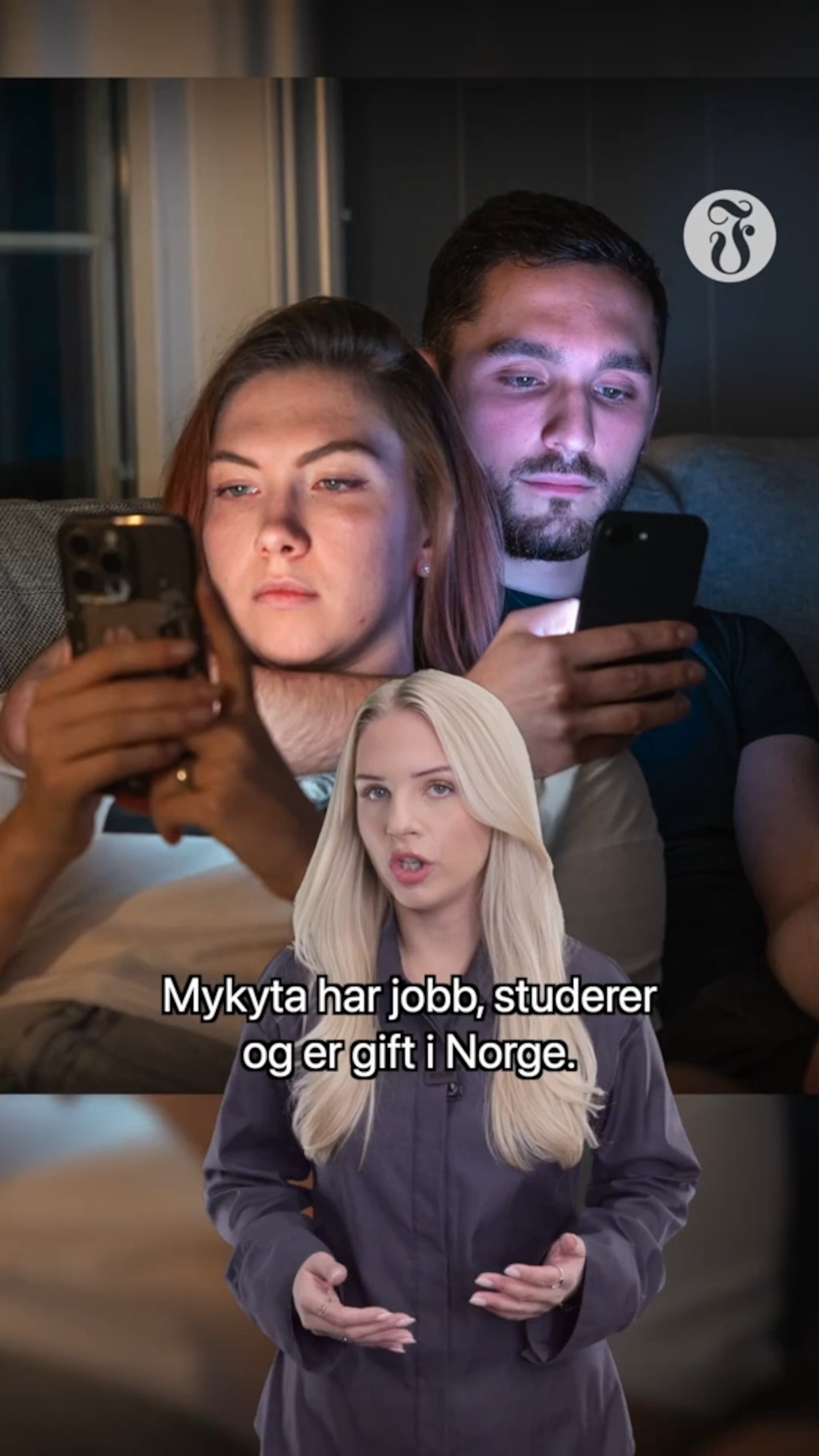 - Vi kan ikke bare sitte her og grine