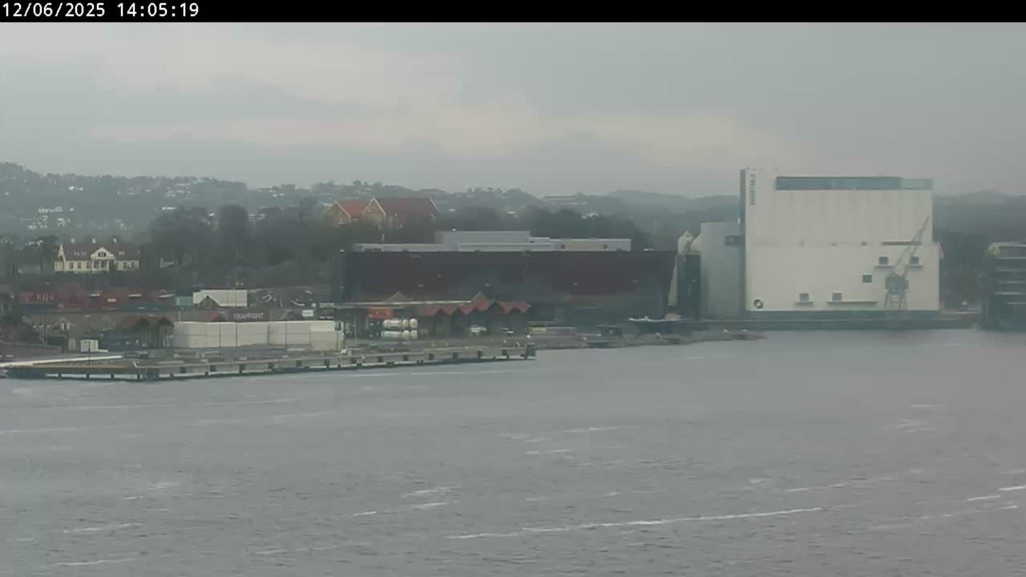 Livekamera over Kristiansand havn