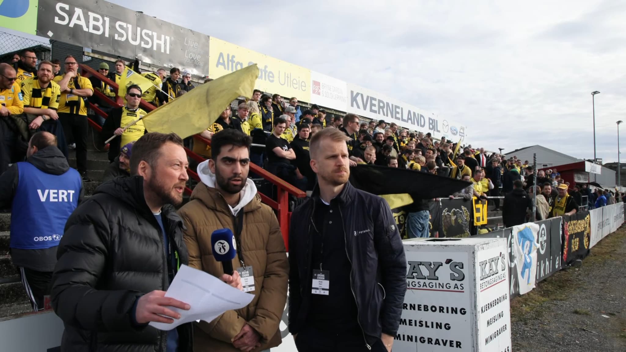 Sending: Vi lader opp til Bryne - Start fra indre bane