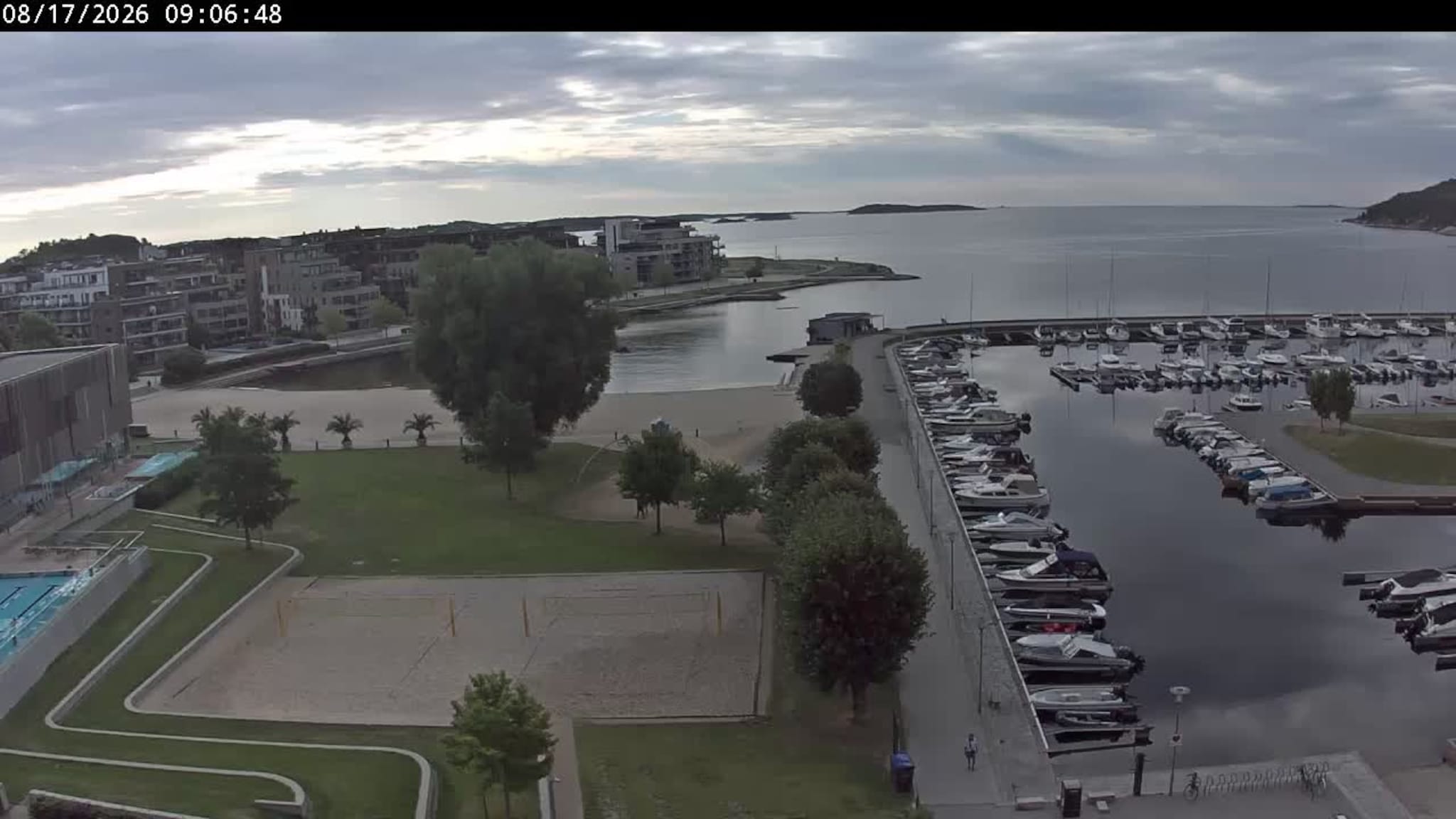 Livekamera Bystranda i Kristiansand